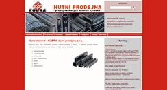 Desktop Screenshot of kobra-tr.cz